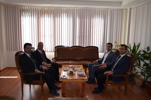 Kaymakamımız Sayın Mehmet Furkan TAŞKIRAN'ı Hakim ve Cumhuriyet Savcıları ziyaret ettiler
